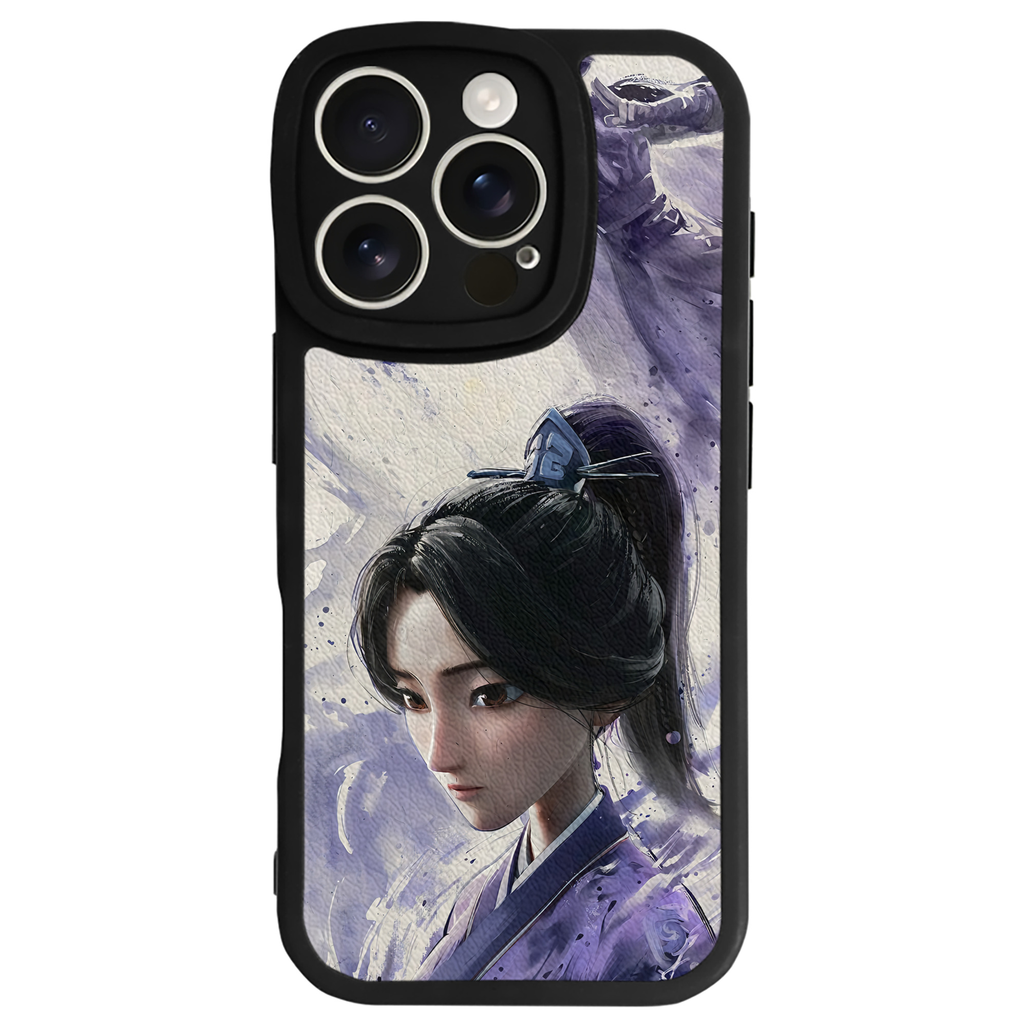 （画像用） Ne Zha 2 ナタ 魔童の大暴れ 【iPhone 16シリーズ対応】シリコンスマホケース（レザー調） 材質：シリコン